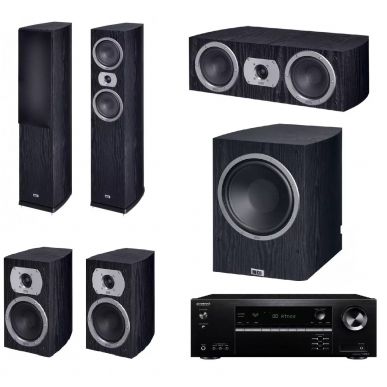 Домашний кинотеатр 5.1 HECO Victa Prime 502 + AV-ресивер Onkyo TX-SR393